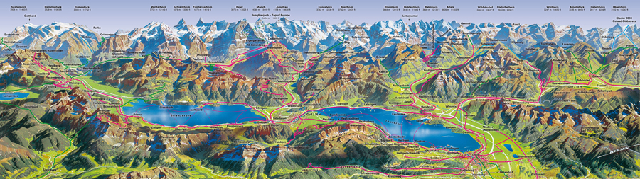 Bernese Oberland Map